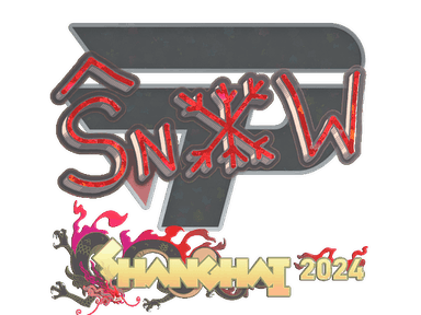 Sticker | snow (Glitter) | Shanghai 2024