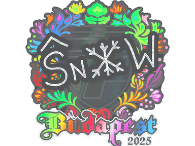Sticker | snow (Holo) | Budapest 2025