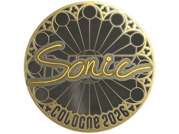 Sticker | Sonic (Gold) | Cologne 2026