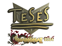 Sticker | TeSeS (Gold) | Shanghai 2024