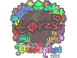 Sticker | torzsi (Holo) | Budapest 2025