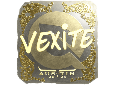 Sticker | vexite (Gold) | Austin 2025