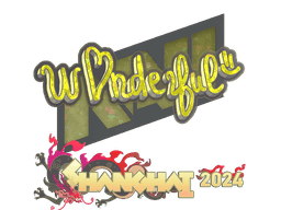 Sticker | w0nderful (Glitter) | Shanghai 2024