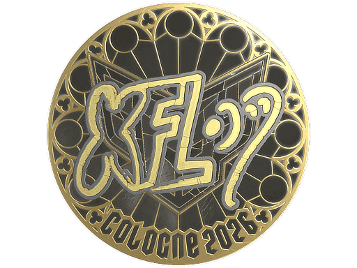 Sticker | xfl0ud (Gold) | Cologne 2026
