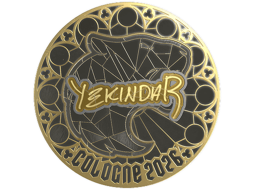 Sticker | YEKINDAR (Gold) | Cologne 2026