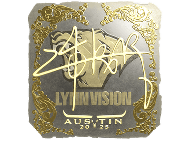 Sticker | z4KR (Gold) | Austin 2025