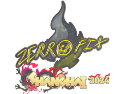 Sticker | zeRRoFIX (Glitter) | Shanghai 2024