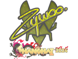 Sticker | ZywOo (Glitter) | Shanghai 2024