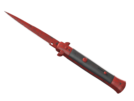 ★ Stiletto Knife | Crimson Web (Minimal Wear)