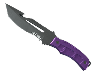 ★ Survival Knife | Ultraviolet (Well-Worn)