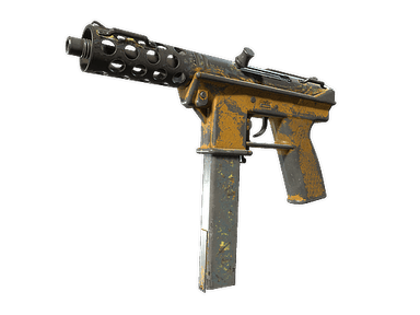 Tec-9 | Banana Leaf (Battle-Scarred)