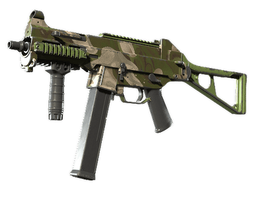UMP-45 | Green Swirl (Well-Worn)