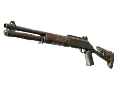 XM1014 | Red Python (Battle-Scarred)